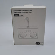2-Way Power Strip with 3 USB Ports 3.1A