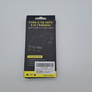 Adattatore USB-C a HDMI 4K 3 in 1