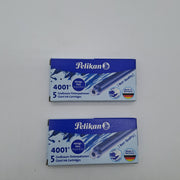 Pelikan 4001 Cartucce Inchiostro Blu Royal Grande Capacità – 10 Pezzi (2 x 5)