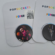 Bundle 3 PopSockets PopGrip Supporti Smartphone Intercambiabili – Basket, Fiori e Glitter Blu