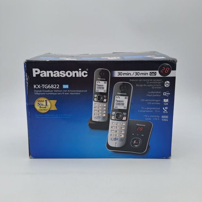 Panasonic KX-TG6822 DUO – Telefono Cordless Digitale con Segreteria Telefonica