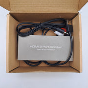 HDMI 2 Port Splitter con Audio Extractor