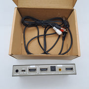 HDMI 2 Port Splitter con Audio Extractor
