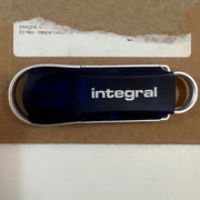 Integral Courier 1 TB – USB 3.2 Gen 1 Blue Flash Drive up to 120 MB/s
