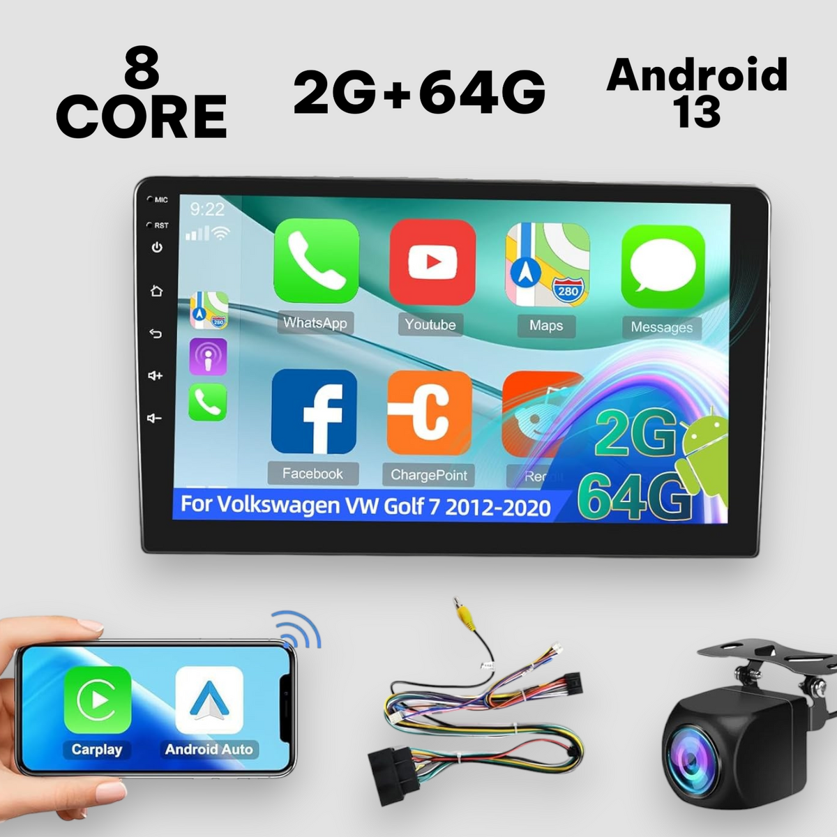 Android 13 Car Stereo for Volkswagen Golf 7 MK7