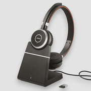 Jabra Evolve 65 SE – Wireless Headset with Charging Stand