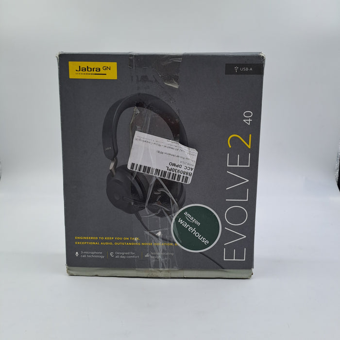 Jabra Evolve2 40 USB-A UC stéréo
