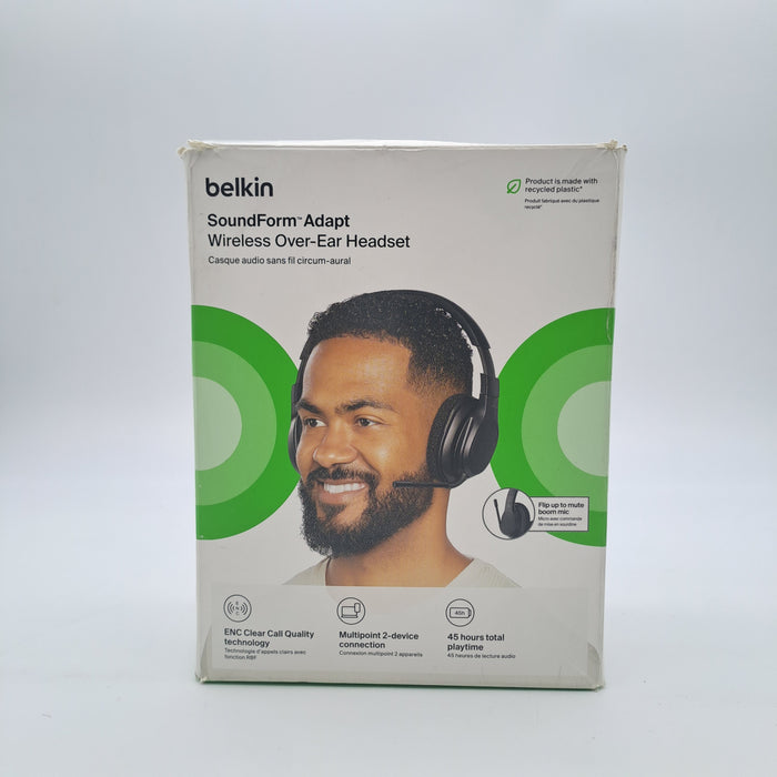 Belkin SoundForm Adapt Cuffie Wireless Over-Ear Headset