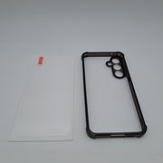 Coque transparente + verre trempé pour Samsung Galaxy A55 5G