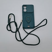 Coque pour Redmi Note 13 4G avec cordon + verre de protection