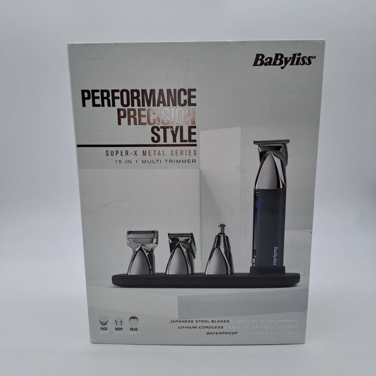 BaByliss Super-X Metal Series MT996E – Multigroomer 15 in 1