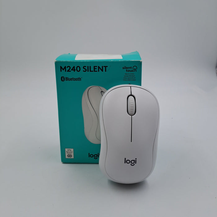 Souris Bluetooth silencieuse Logitech M240 – blanc cassé