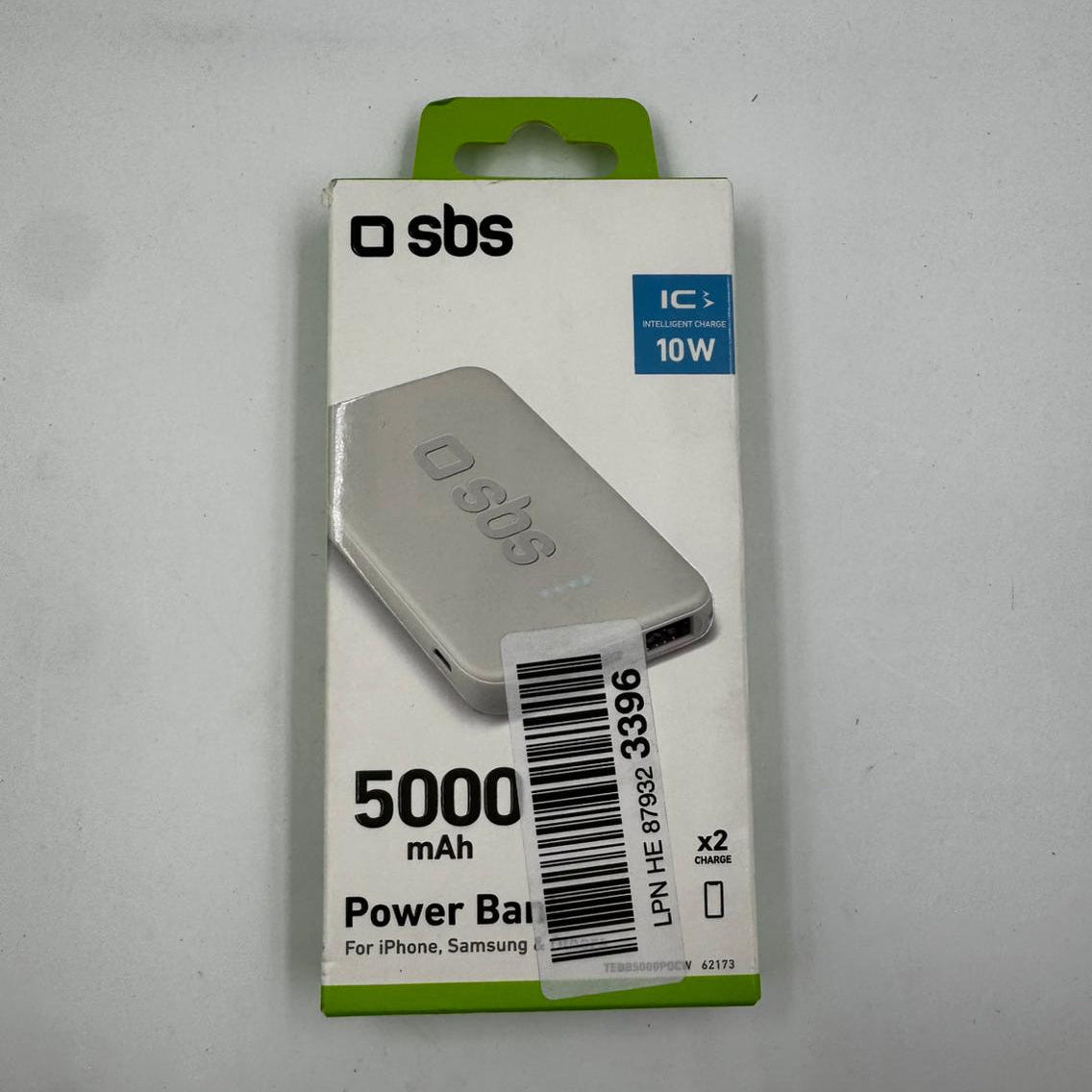 SBS Power Bank 5000 mAh Compatto