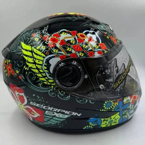 Casque intégral Scorpion Exo-490 Divina – Noir / Rouge – taille M